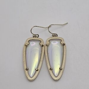 Kendra Scott Gold and Iridescent Earrings